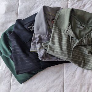 Bundle of 4 Performance Golf Shirts Sz XL